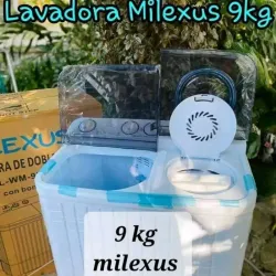 🚧Lavadora Semiautomática de 9 kg 〽️ Milexus  