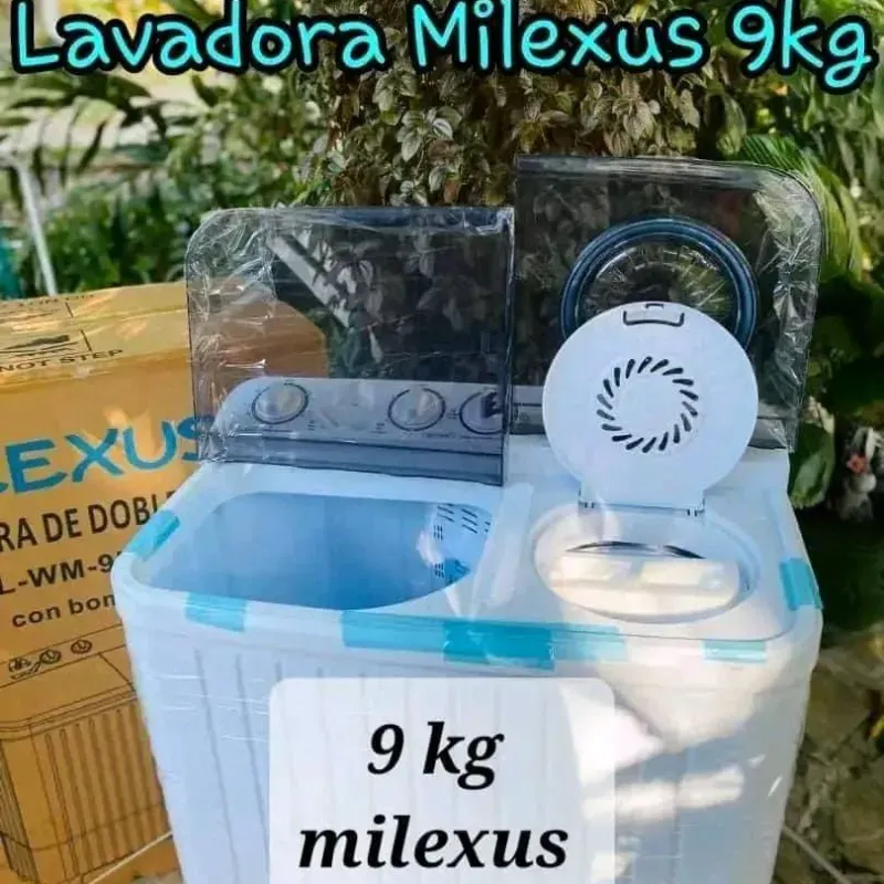 🚧Lavadora Semiautomática de 9 kg 〽️ Milexus  