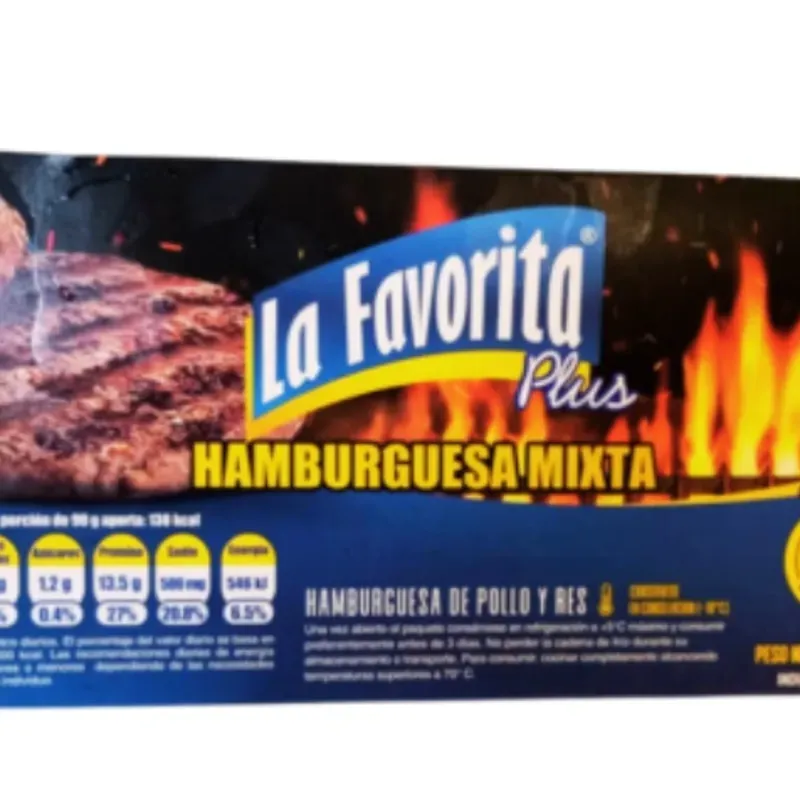 Hamburguesas Mixtas ( Pollo y Res)
