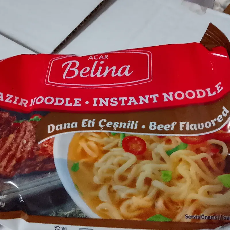 Sopa Instantánea de Res 