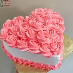 Cake en forma de corazón 