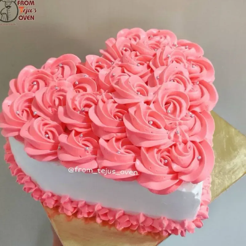 Cake en forma de corazón 