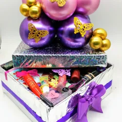 Caja de confituras y Maquillaje 