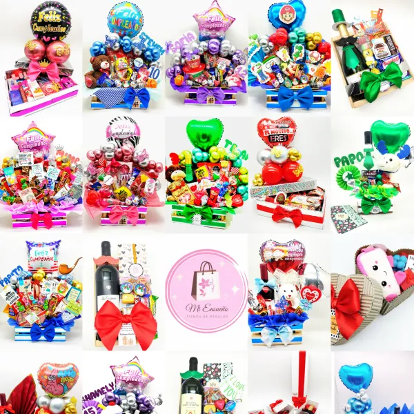 
Descubre un mundo de regalos personalizados y artesanales en nuestra tienda. Desde exquisitas confituras y bebidas exclusivas hasta velas aromáticas y decorativas que llenan de calidez tu hogar. También encontrarás hermosas decoraciones en madera y otras artesanías únicas, diseñadas para sorprender y emocionar. Encuentra el regalo perfecto para cada ocasión y comparte momentos inolvidables con nuestros detalles hechos con amor y creatividad.