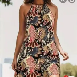 Vestido estampado 