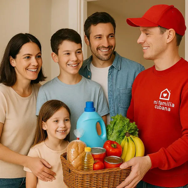 Tu Tienda Online Mi Familia Cubana– Comodidad, Variedad y Confianza para tu Hogar

El equipo de Mi Familia Cubana, nos dedicamos a facilitar tu día a día con una amplia selección de productos esenciales: alimentos frescos, bebidas, artículos de aseo, electrodomésticos y mucho más. Ya sea que necesites abastecer tu despensa, renovar tu cocina o cuidar tu hogar, aquí encontrarás todo en un solo lugar.

🚚 ¿Cómo te lo entregamos? Tú decides: recibe tus compras cómodamente en casa con nuestro servicio de entrega a domicilio, o si prefieres, pasa a recogerlas en tienda sin esperas.

🎯 ¿Por qué elegirnos?

Variedad de productos para toda la familia

Precios competitivos y promociones frecuentes

Atención personalizada y rápida

Entregas seguras y puntuales

Opción de recogida en tienda para mayor flexibilidad

Haz tus compras con confianza y sin complicaciones. En Tu Tienda Online Mi Familia Cubana, estamos comprometidos con tu bienestar y el de tu familia.