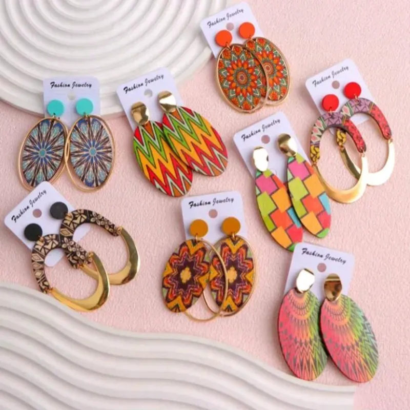 Aretes estilo afro