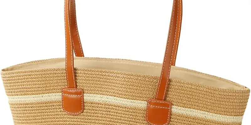 Bolso paja sintética