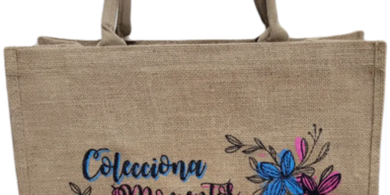 Bolso de yute coleccion de momentos