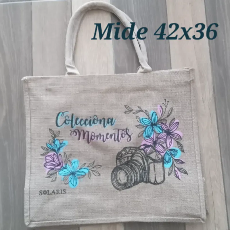 Bolso de yute coleccion de momentos