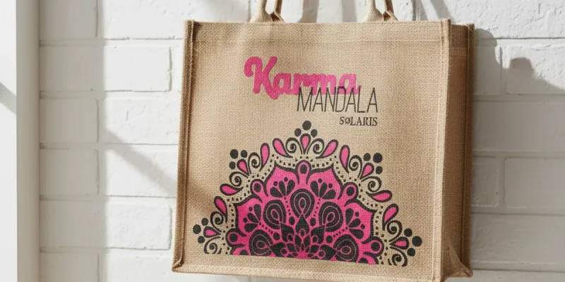 Bolso de yute karma