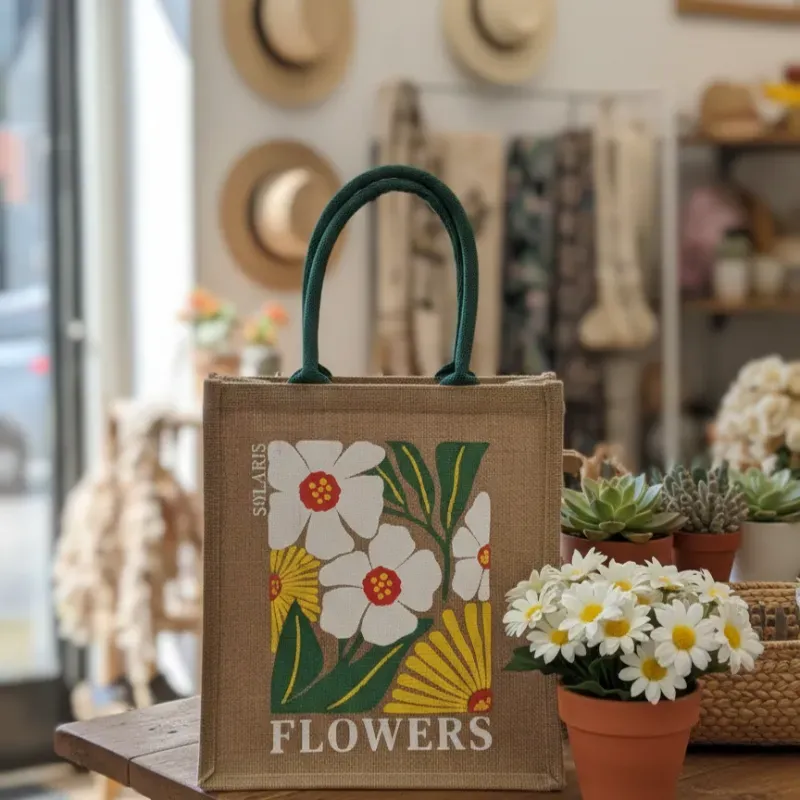 Bolso de yute margarita