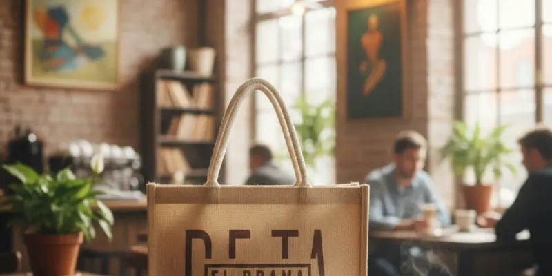 Bolso de yute deja el drama mediano