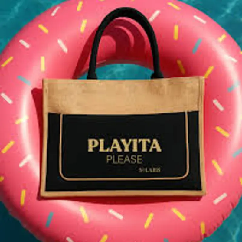 Bolso de yute playita
