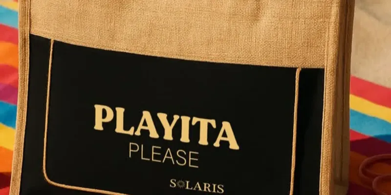 Bolso de yute playita