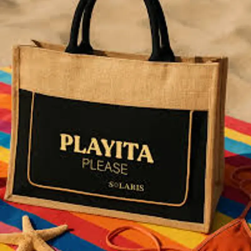 Bolso de yute playita