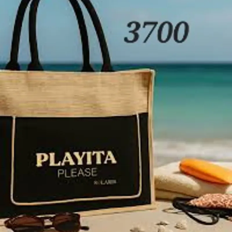 Bolso de yute playita