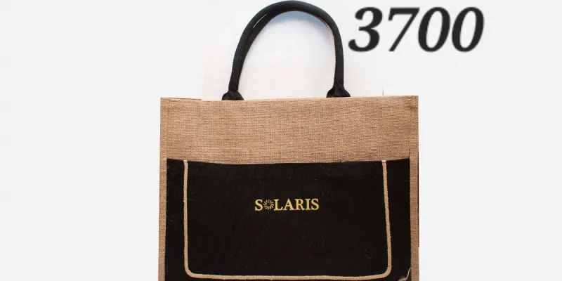 Bolso de yute Solaris