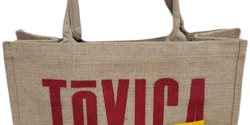 Bolso de yute tóxica