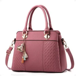 Bolso elegante doble asa con adorno