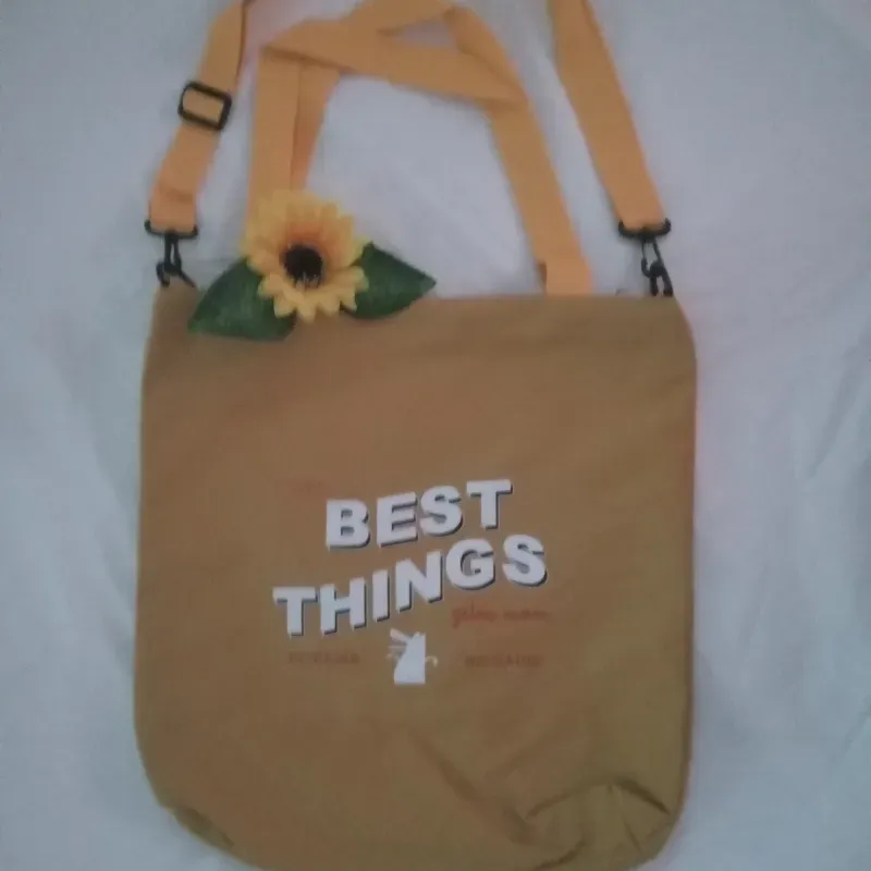 Bolso lona doble asa