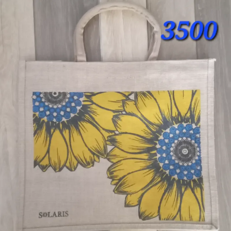 Bolso yute girasoles