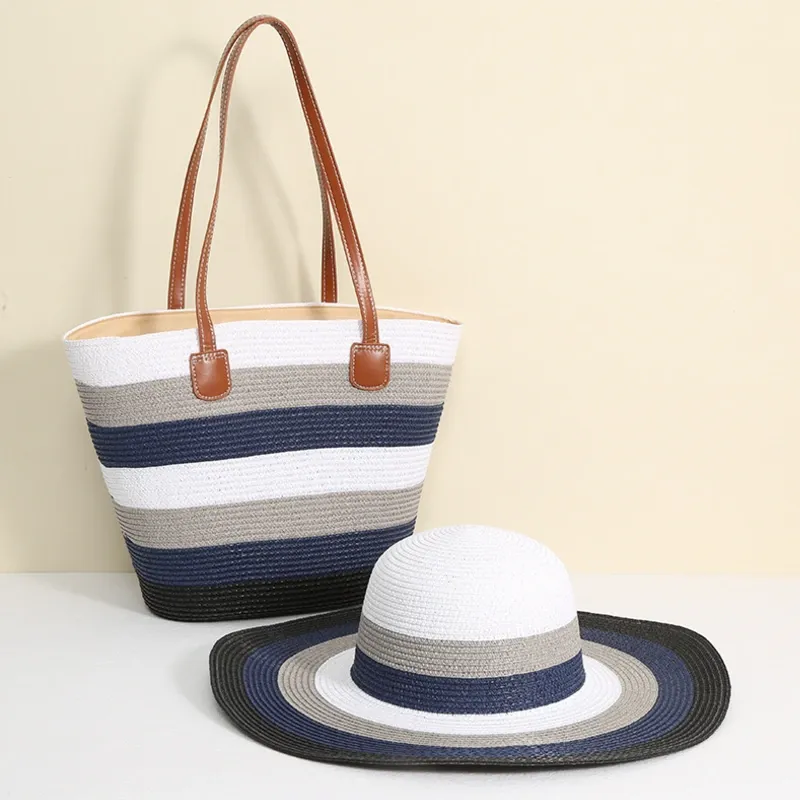 Conjunto bolso y pamela