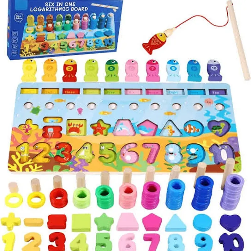 Juego didáctico peces