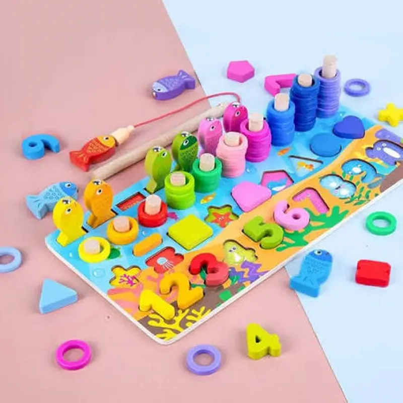 Juego didáctico peces
