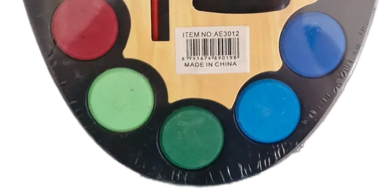 Paleta de acuarela infantil