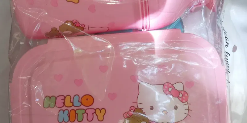 Set de pomo y pozuelo escolar kitti