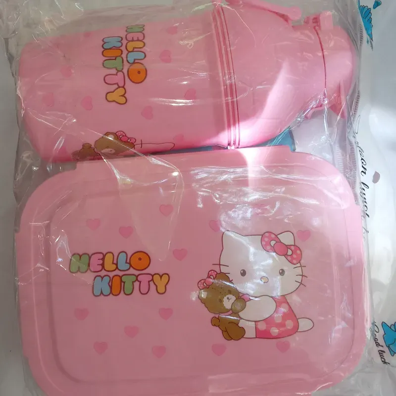 Set de pomo y pozuelo escolar kitti