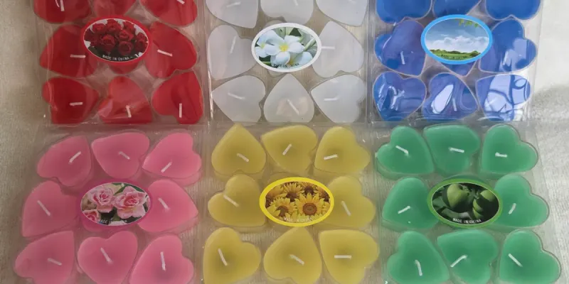 Set de velas románticas