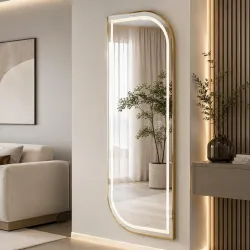 Espejo con luz led