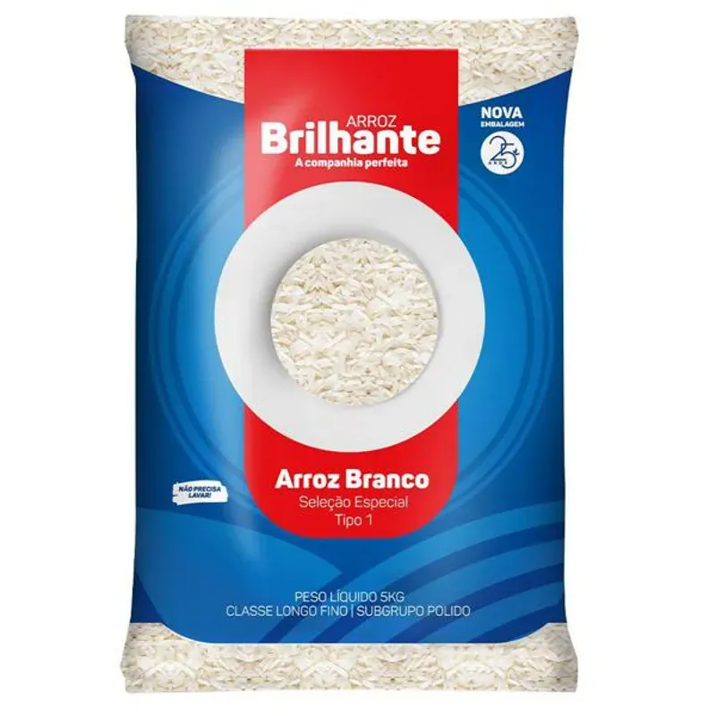 Arroz Branco Brilhante