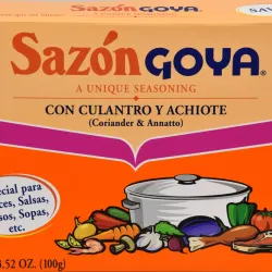 Goya Foods Sazón condimento con cilantro y Annatto