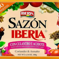 Sazon Iberia con cilantro y achiote