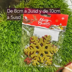 Copos de nieve de Navidad