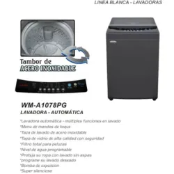 Lavadora automática 10.1 kg Sankey