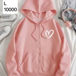 Abrigo rosa de mujer