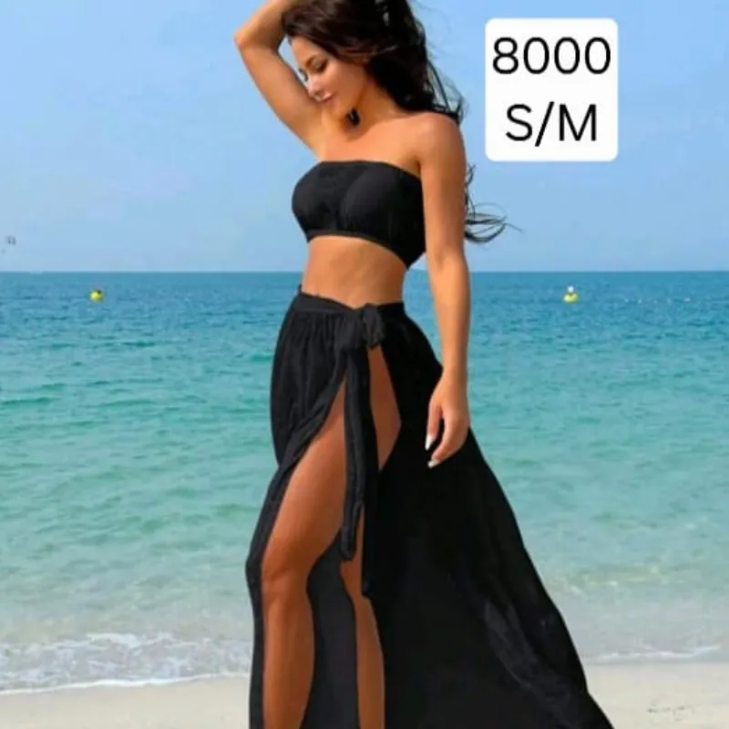 Bikini Pareo Negro