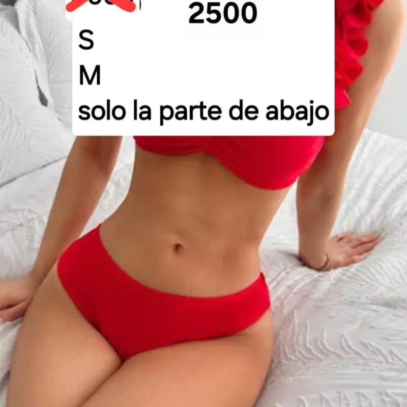 Bikini parte de abajo Rojo