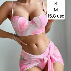 Bikini Rosa conchas