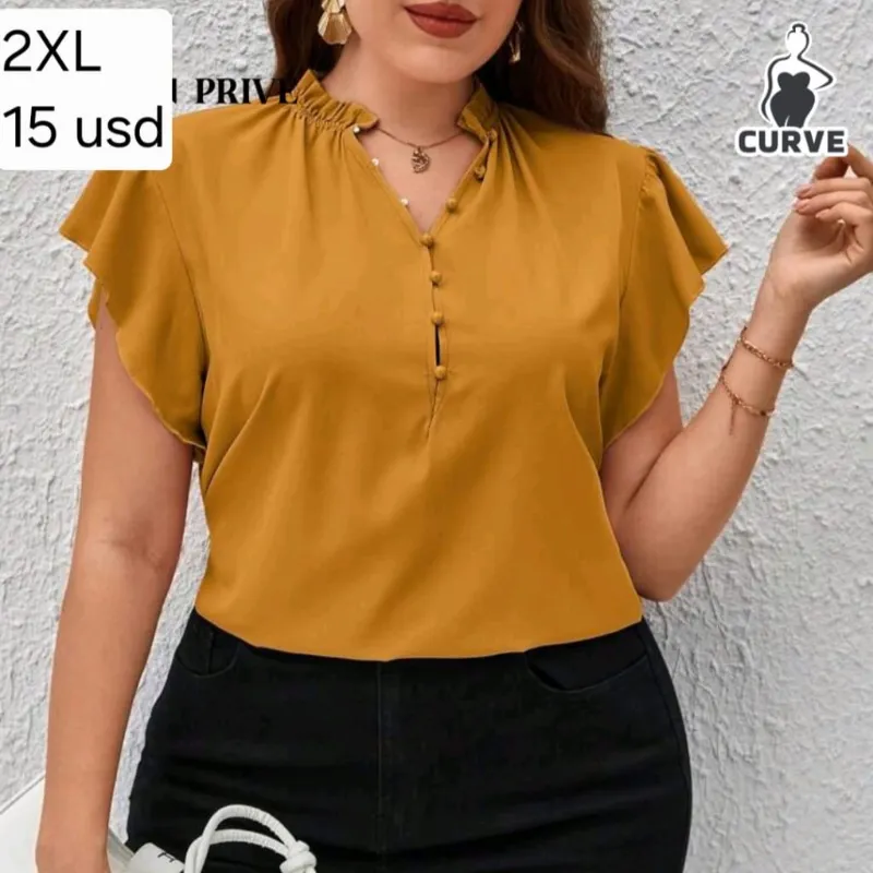 Blusa Amarilla Mostaza