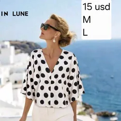 Blusa bolas Negras