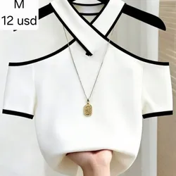 Blusa cruzada Blanca