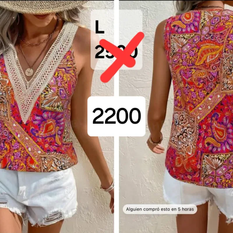 Blusa estampada 