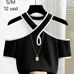 Blusa Negra cruzada