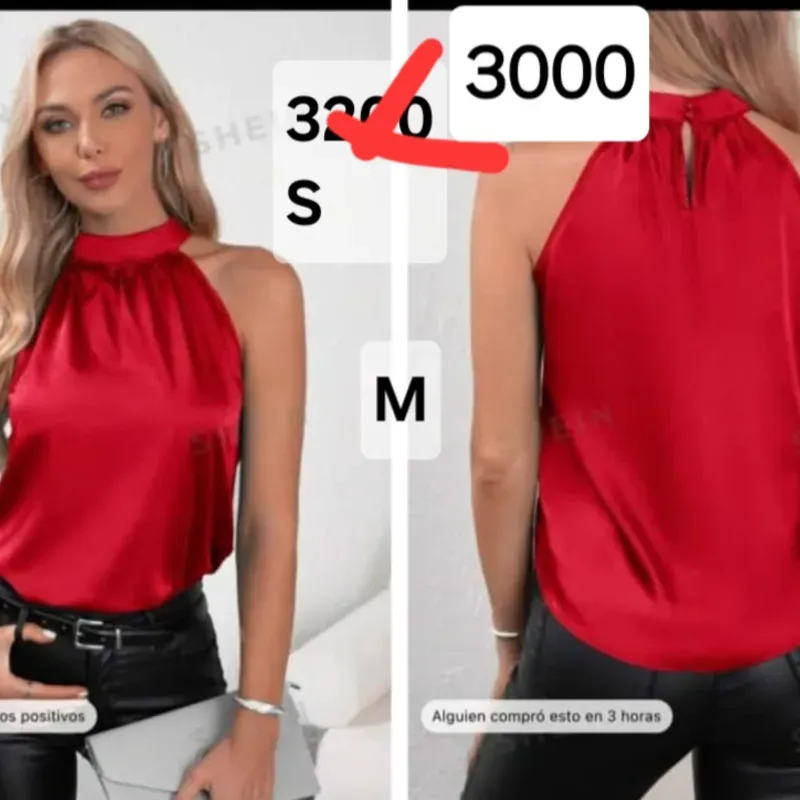 Blusa roja