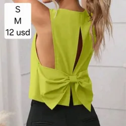 Blusa verde lazo